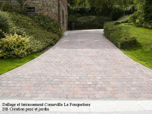 Dallage et terrassement  corneville-la-fouquetiere-27300 DB Création parc et jardin