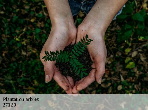 Plantation arbres villegats-27120 Dawson espace verts